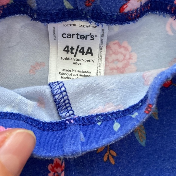 Carter’s cotton Sweatshirt and leggings., 4T - Picture 5 of 6